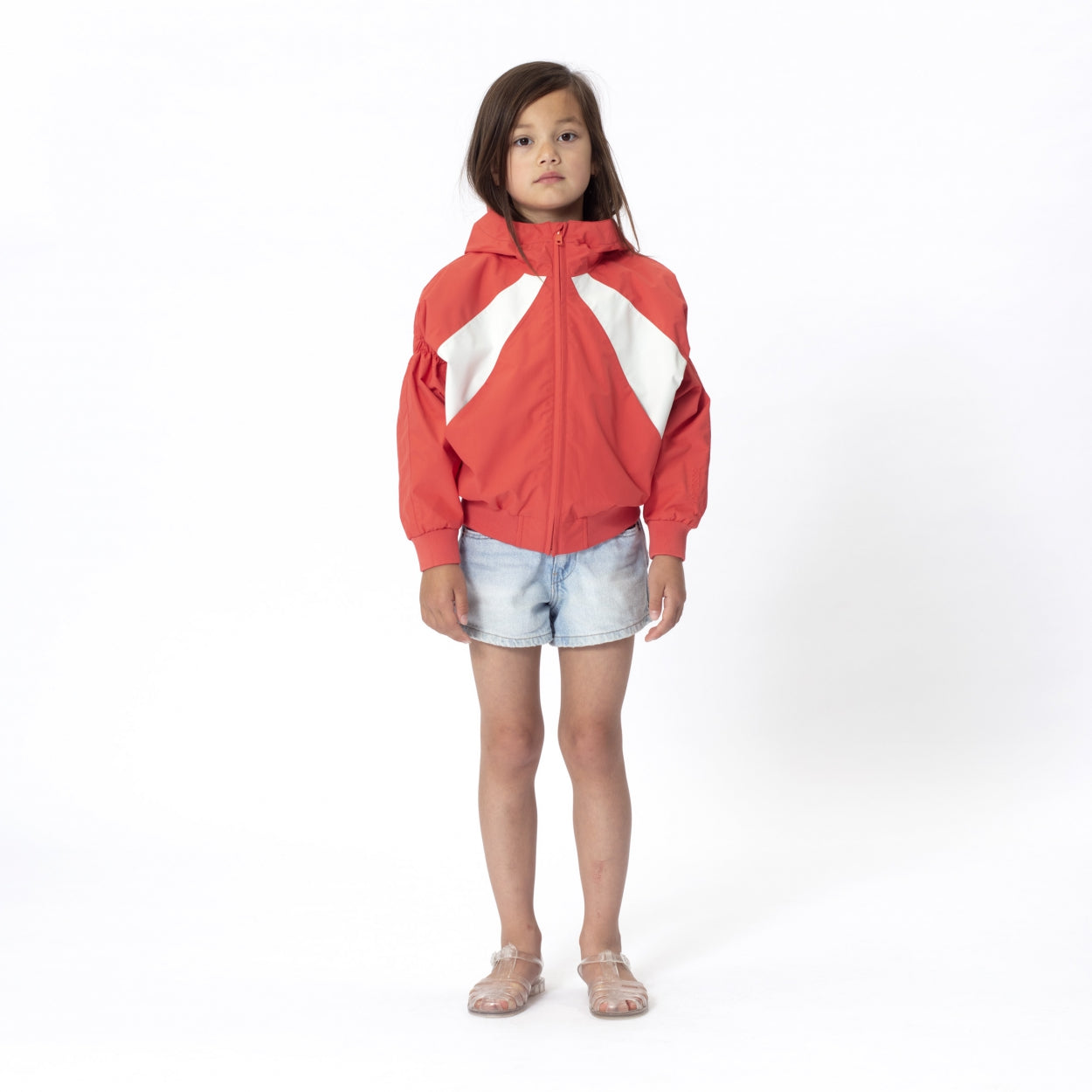 SALON KITTY | CAYENNE RED kids lightweight jacket in red, GOSOAKY 2024.