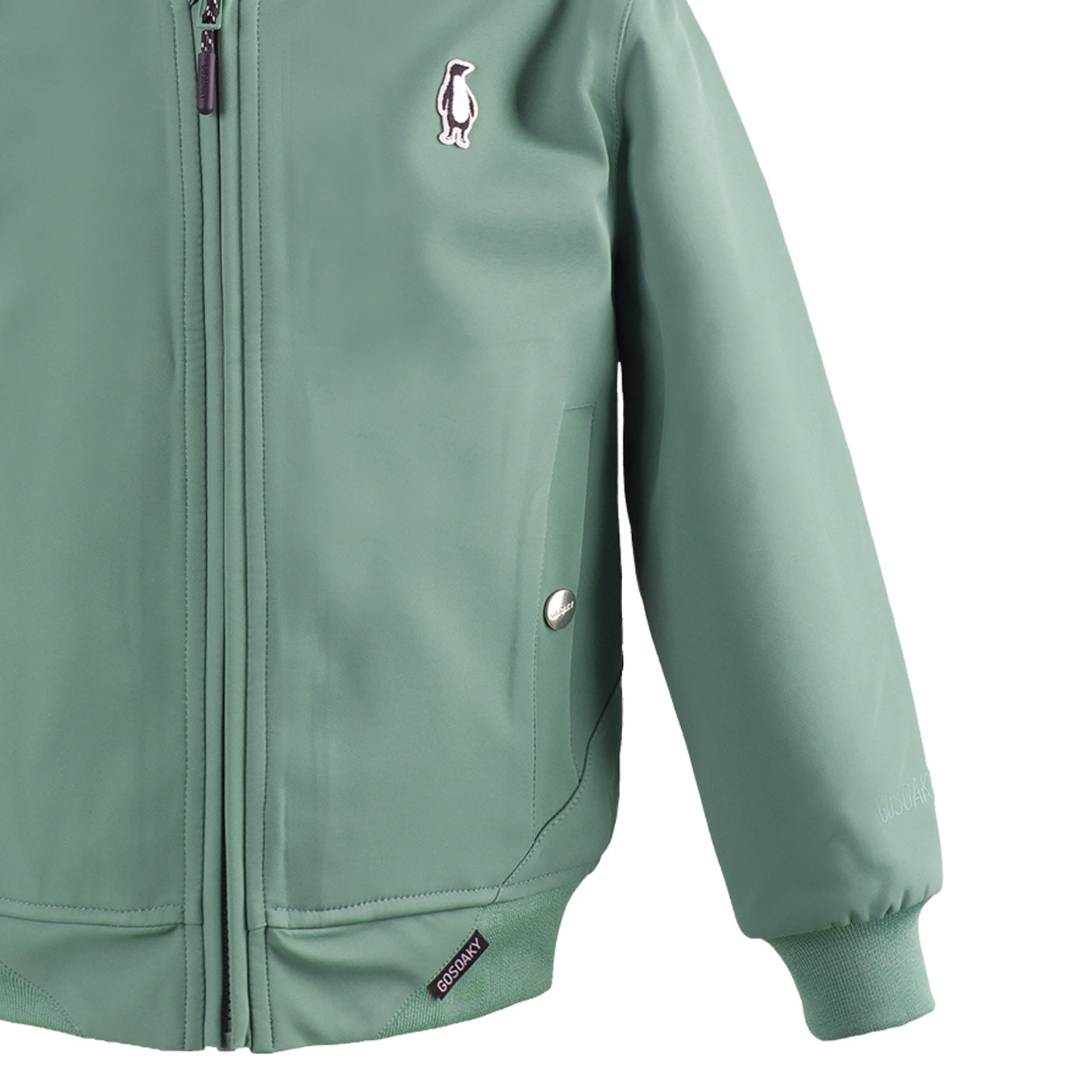 SHINING MONKEY | WATERCRESS GREEN weatherproof jacket in green, GOSOAKY 2024.